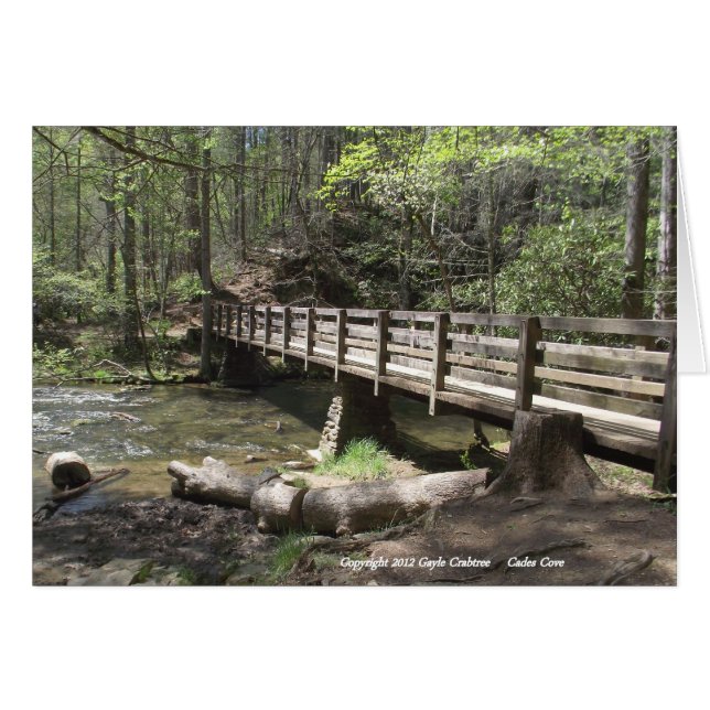 Holzbrücke in der Höhlenbucht (Vorderseite (Horizontal))