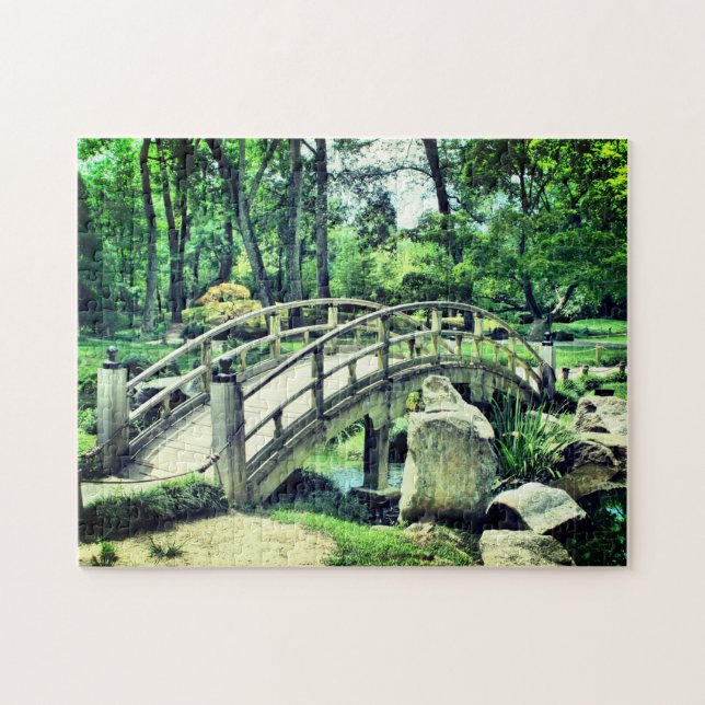 Holzbrücke - schön puzzle (Horizontal)