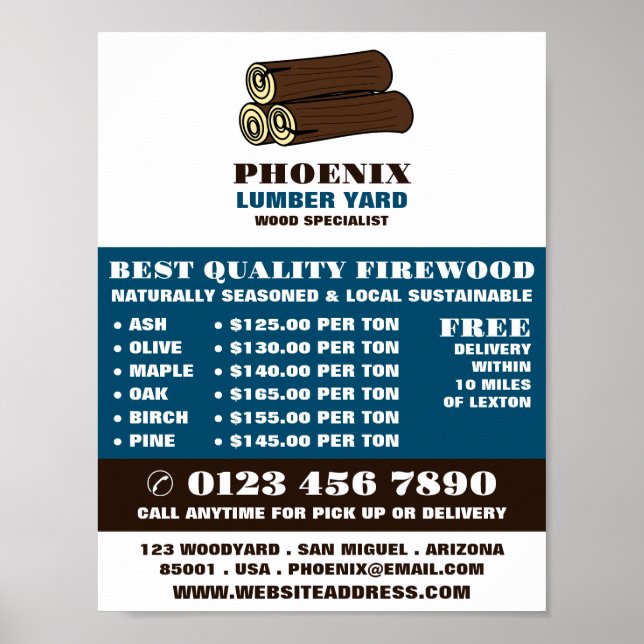 Holzbügel, Holz/Holz/Holzgartenwerbung Poster (Vorne)