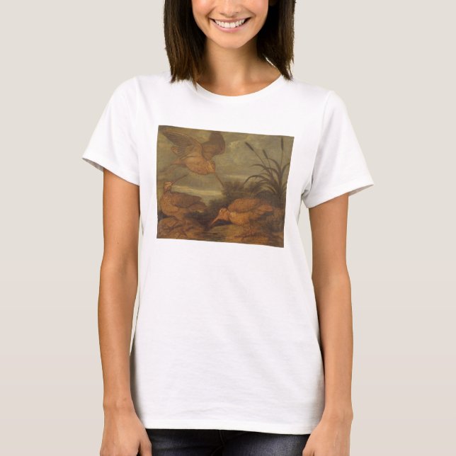 Holzcock in Dusk, c.1676 (Öl auf Leinwand) T-Shirt (Vorderseite)