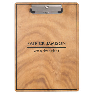 Holzd design mit Rahmen Klemmbrett