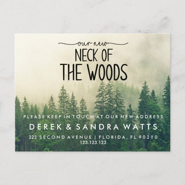 Holzdecke | Moderne Ankündigung (Vorderseite)