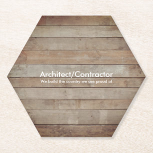 Holzdeckkarte Untersetzer