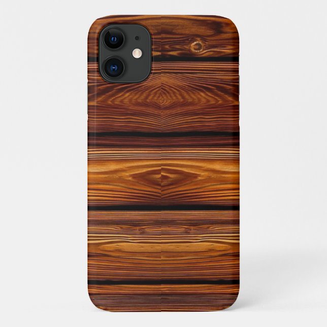 Holzdesign Case-Mate iPhone Hülle (Rückseite)