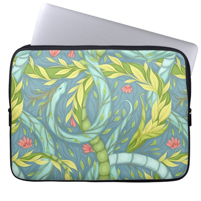 Holzdrachen Laptopschutzhülle (Vorderseite)