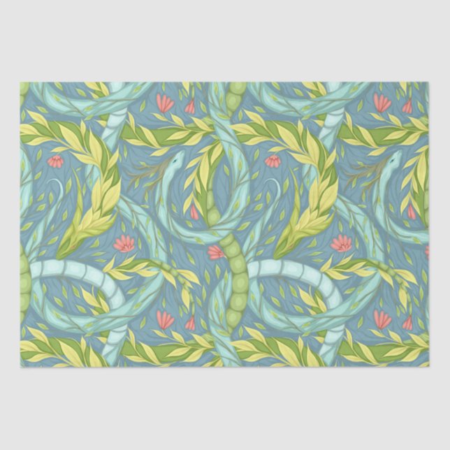 Holzdrachen Seidenpapier (Vorderseite)