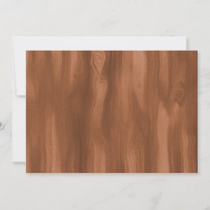 Holzeinladung Einladung