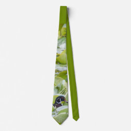 Holzente am Teich Krawatte