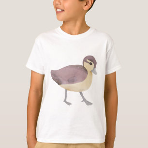 Holzente Küken niedlicher Vogel Aquarell-Kunst T-Shirt