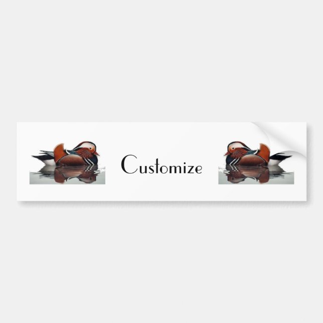Holzente Thunder_Cove Autoaufkleber (Vorne)