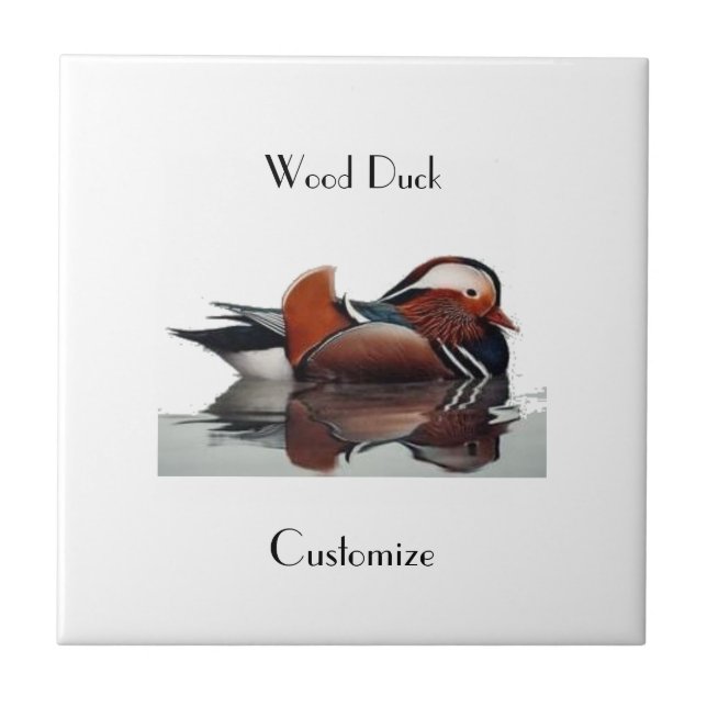 Holzente Thunder_Cove Fliese (Vorderseite)