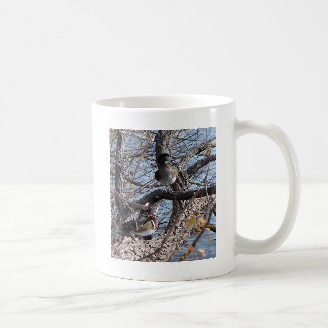 Holzenten in einem Baum Tasse (Rechts)