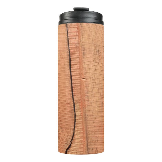 Holzentextur Thermosbecher (Vorderseite)