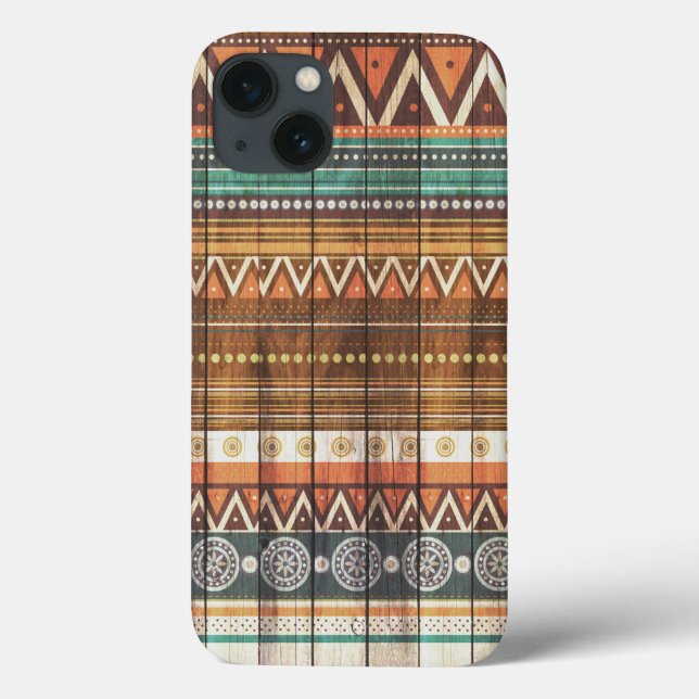 Hölzerne aztekische iPhone 6 Fall iPhone 6 Case-Mate iPhone Hülle (Rückseite)