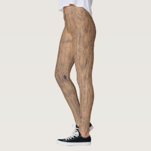 Hölzerne Beschaffenheit Leggings