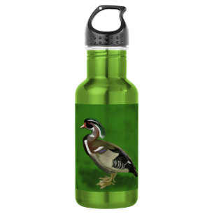 Hölzerne Ente Edelstahlflasche