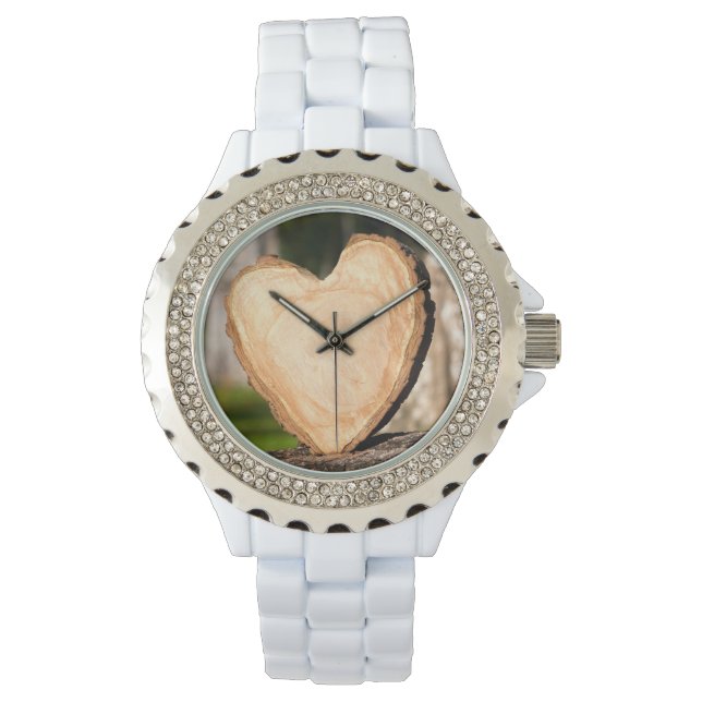 hölzerne Herzüberwachung Armbanduhr (Vorderseite)