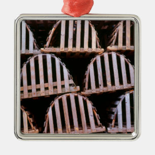 Hölzerne Hummerfallen vertikal Ornament Aus Metall