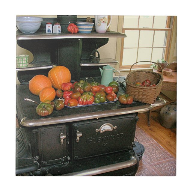 Hölzerne Ofen-Fliese Fliese (Vorderseite)