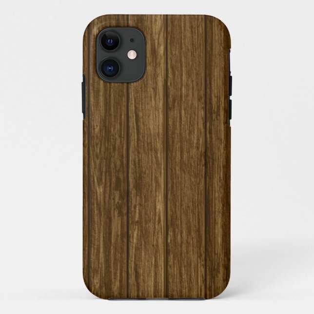 Hölzerne Platten-Foto-Druck iPhone 5 Case-Mate Hülle (Rückseite)