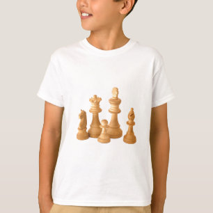 Hölzerne Schach-Stücke T-Shirt