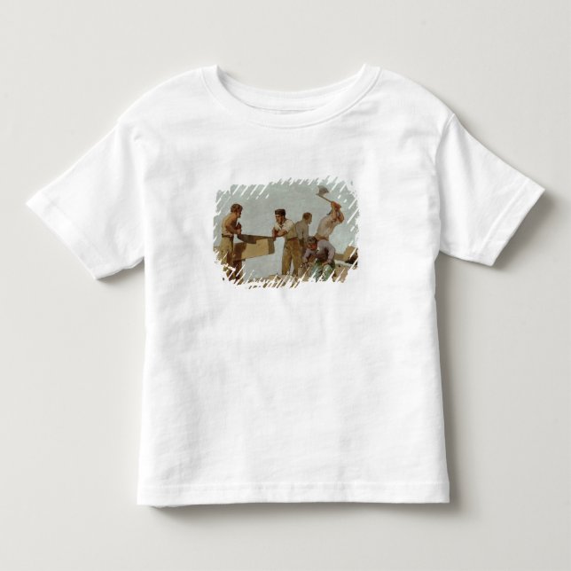 Hölzerne Struktur Kleinkind T-shirt (Vorderseite)