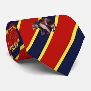 Hölzerner Abzeichen-Bär Striped KleiderKrawatte Krawatte