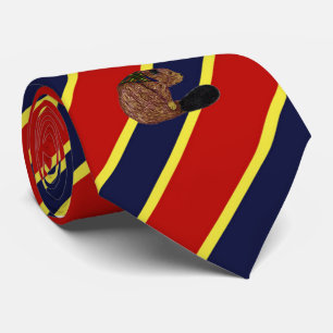 Hölzerner Abzeichen-Biber Striped KleiderKrawatte Krawatte