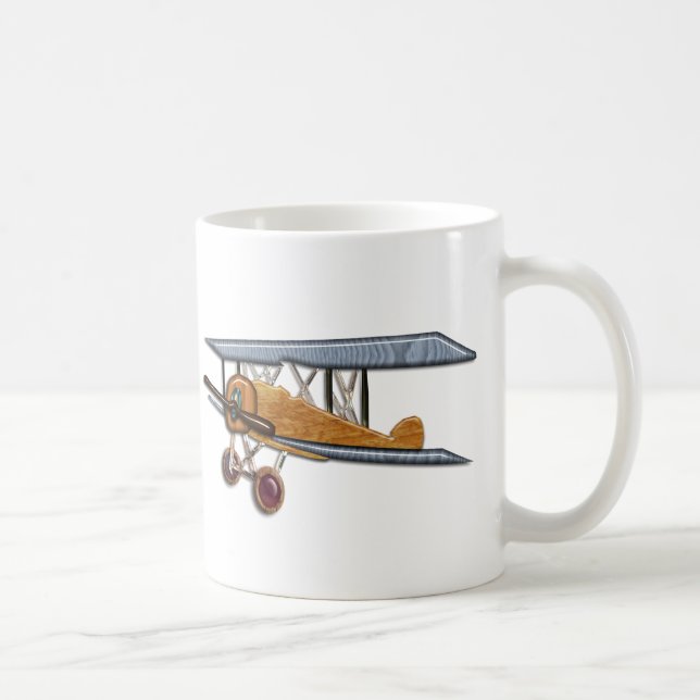 Hölzerner Doppeldecker Tasse (Rechts)