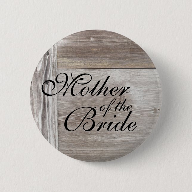 Hölzerner Hochzeitsknopf der Scheune Button (Vorderseite)