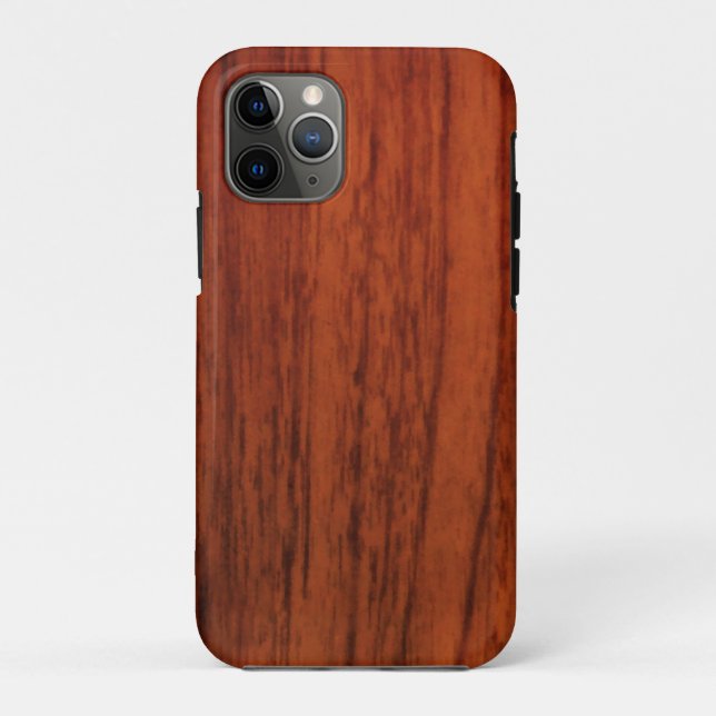 Hölzerner Mahagonidruck Case-Mate iPhone Hülle (Rückseite)