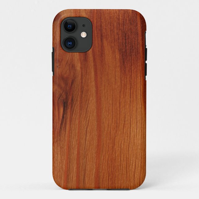 Hölzerner Muster iPhone 5/5S Polierfall Case-Mate iPhone Hülle (Rückseite)