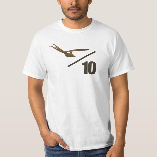 Hölzerner Pflug des verschiedenen Shirts 10 - (Vorderseite)