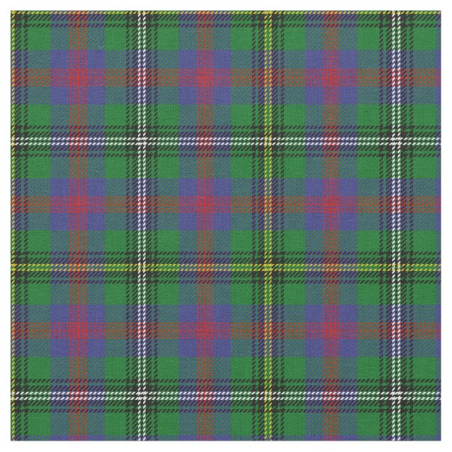 Hölzerner Tartan-Druck Stoff (Nahaufnahme)