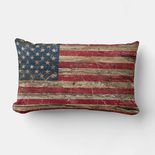 Hölzerner Vintager Gewerkschafts-Jack und Lendenkissen (Vorderseite)