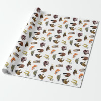 Hölzernes Abzeichen-Lebewesen-Papier