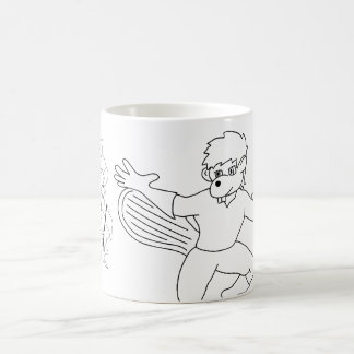 Hölzernes Abzeichen-Superbiber Tasse