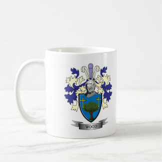 Hölzernes Familienwappen-Wappen Tasse