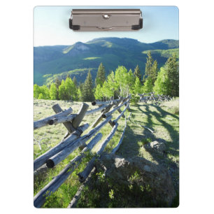 Hölzernes Fenceline Klemmbrett