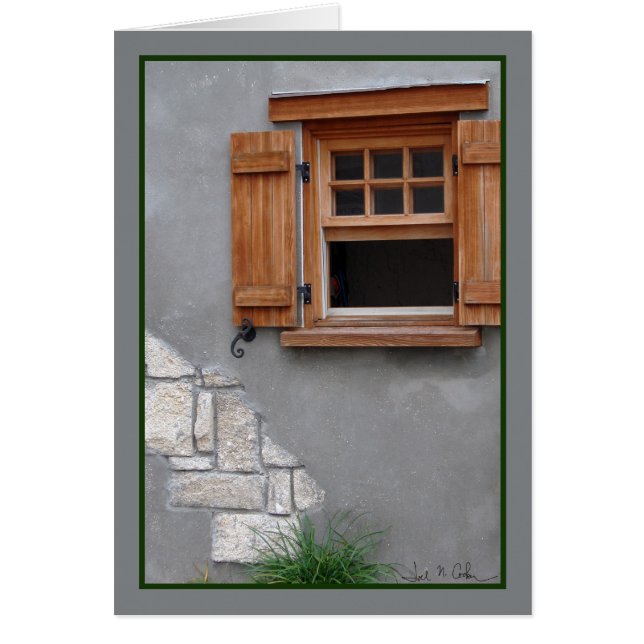 Hölzernes Fenster (Vorne)