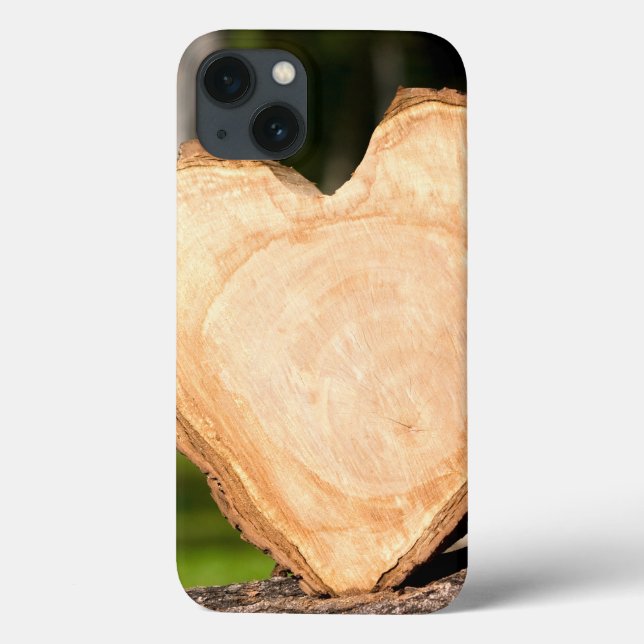 hölzernes Herz Case-Mate iPhone Hülle (Rückseite)
