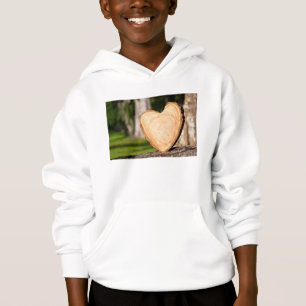 hölzernes Herz Hoodie