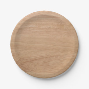 Hölzernes Korn Pappteller