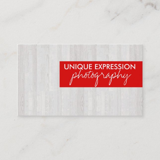 Hölzernes Korn Visitenkarte (Vorderseite)