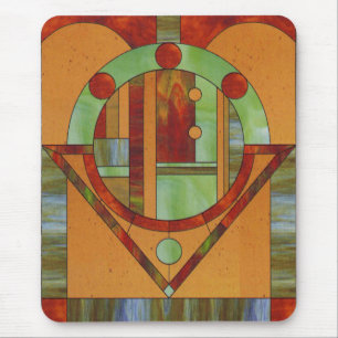 Hölzernes Mosaik Mousepad