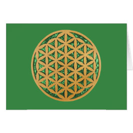 Hölzernes Schnitzen der Blume des Lebens