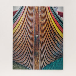 Hölzernes Viking-Schiff - 16x20 - 520 PC Puzzle