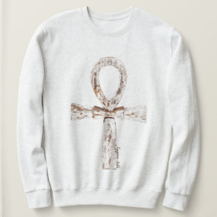 Holzes ägyptisches Ahnk Sweatshirt