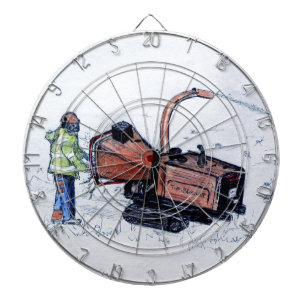 Holzfäller Dartscheibe