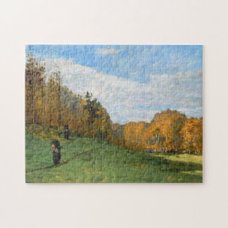 Holzfäller in Fontainebleau Forest Monet Frische P Puzzle